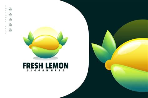 Fresh Lemon Logo Design, Graphic Templates - Envato Elements