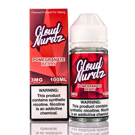 Pomegranate Berry E Juice By Cloud Nurdz