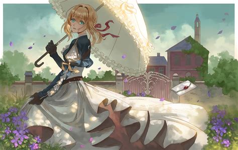 Papel De Parede Para Celular Anime Violet Evergarden Personagem