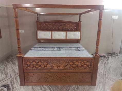 Teak Wood King Size Cot Bed With Storage At Rs 45000 In Chennai ID