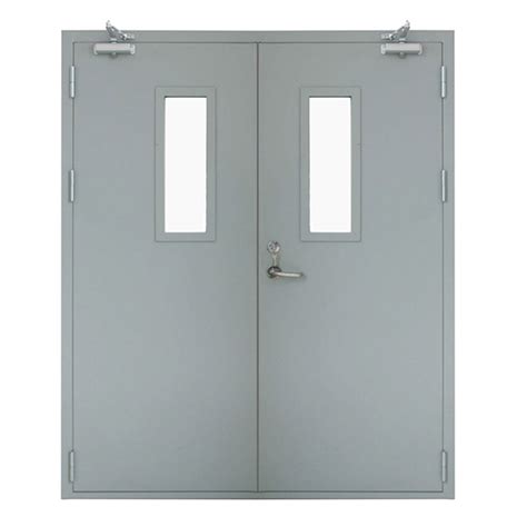 Modern 1 2 3 Hour Fire Retardant Doors Design Double Swing Steel