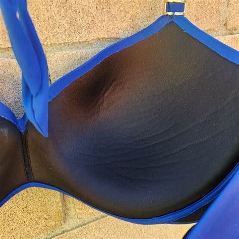 Victoria S Secret Swim The Unforgettable Demi Bikini Top Size D Royal