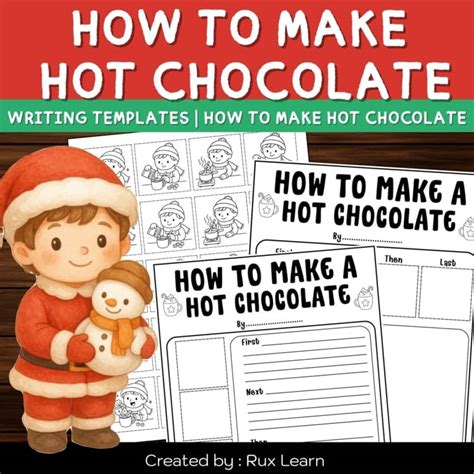 How To Make Hot Chocolate Sequencing Writing Templates Craft Activities
