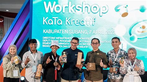 Menparekraf Dorong Kabupaten Subang Miliki Subsektor Ekonomi Kreatif