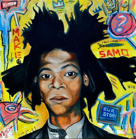 SAMO-Basquiat Painting by Anthony Welfed Austin | Fine Art America