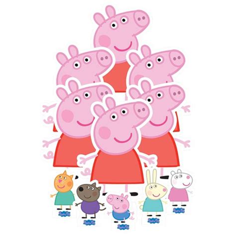 Peppa Pig Freunde Tischdeko Junior Partyshop Ch