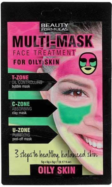 Maseczka Beauty Formulas Maska Do Sk Ry T Ustej Step Multi Mask Face