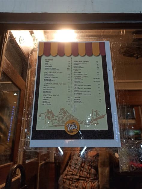 Menu at Kolkata Street Food, Kolkata, International Financial Hub