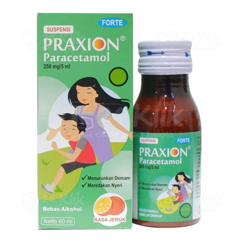 Jual Praxion Forte Sirup 250mg 5ml Per Botol Shopee Indonesia