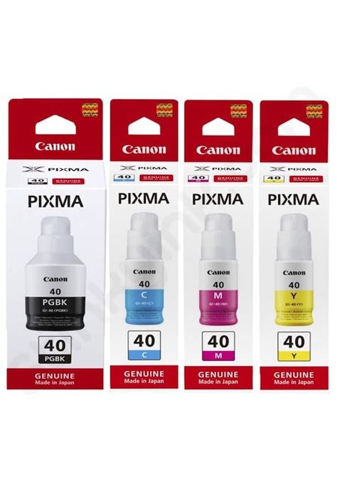 Canon Gi 40 Orjinal Mürekkep Takımı Pixma G5040 Pixma G6040 O