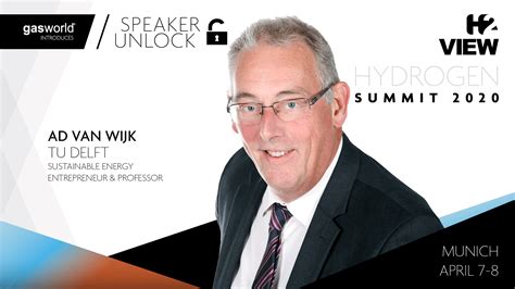 Prof Ad Van Wijk Confirmed To Open H2 View Hydrogen Summit 2020 Events H2 View