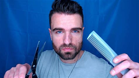 Asmr Tingly Haircut Role Play Scissors Brushing Soft Spoken