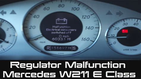 SOLVED How To FIX Mercedes Regulator Malfunction Electrical