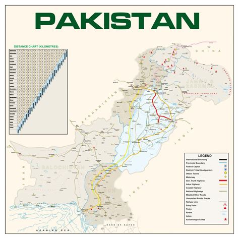 Large Detailed Map Of Pakistan Pakistan Asia Mapsland Maps Of