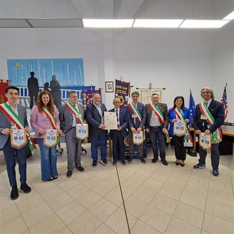 Grande Successo Il Patto Di Gemellaggio Tra I Lions Clubs Agrigento