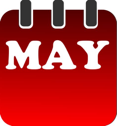 May Calendar Clip Art - prntbl.concejomunicipaldechinu.gov.co