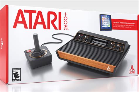 Retro Modern Atari 2600 Console Plays Classic Game Cartridges In High