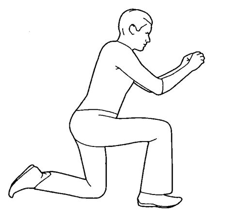 Kneeling Drawing Kneeling Praying Man Drawing Person Down Hands