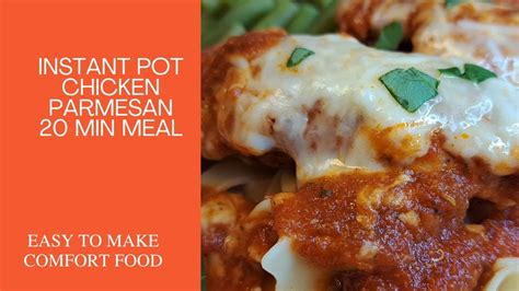 Instant Pot Chicken Parmesan 20 Minute Meal Instant Pot Teacher