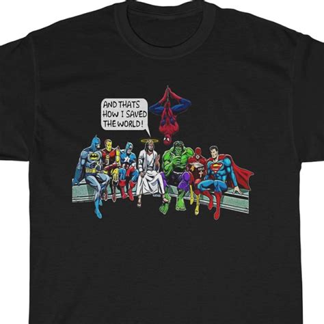 Jesus Marvel Superheroes And That S How I Saved The World T Shirt