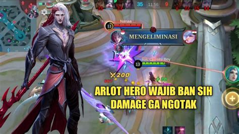 TUTORIAL CARA BERMAIN HERO ARLOT BY RRQ LEMON YouTube