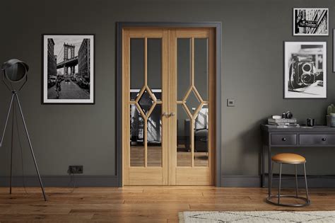 Reims Oak Glazed Internal Doors At Vibrant Doors