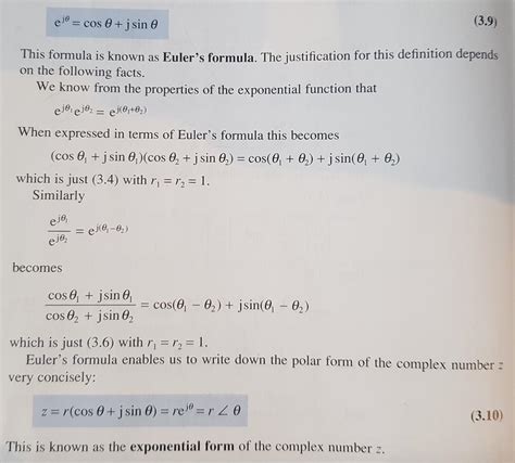 Eulers Formula