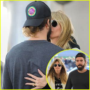 Heidi Klum Kisses Husband Tom Kaulitz After Lunch In Los Angeles