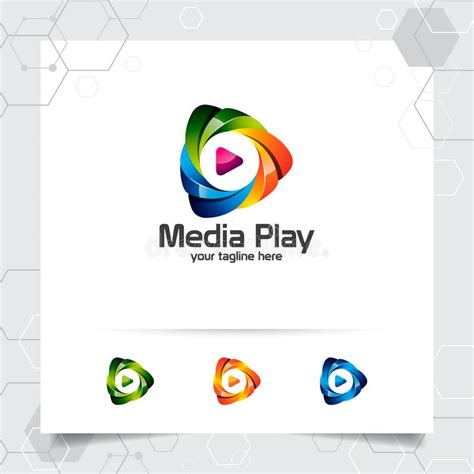 Medios Vector Del Dise O Del Logotipo Del Juego Con Concepto De Icono