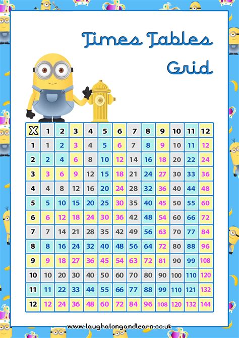 Time Table Printable Chart