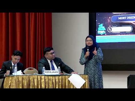 Debat Piala Belia Madani Intervasiti Kolej Tun Dr Ismail