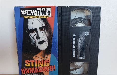 WCW NWO Superstar Series Sting Unmasked On VHS 1998 Etsy