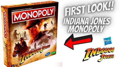 Indiana Jones Monopoly First Look Hasbro Pulse Fanstream Youtube