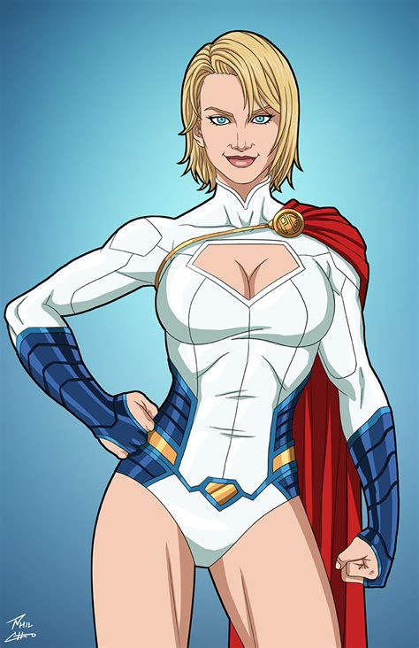 Power Girl [enhanced] Earth 27 Commission By Phil Cho On Deviantart