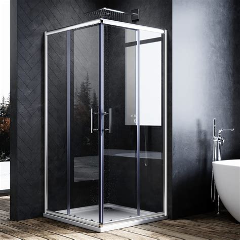 Buy Elegant 760 X 760 Mm Sliding Doors Corner Entry Shower Enclosure