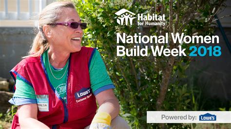 Habitat For Humanity Lowes And More Than Women Build With