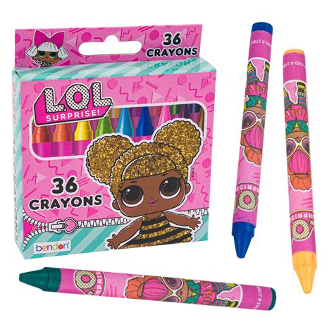 Wholesale LOL Surprise! 36ct Crayons MULTICOLOR