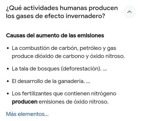 Que Actividades Humanas Generan Los Gases De Efecto Invernadero Brainly Brainlylat