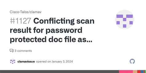 Conflicting Scan Result For Password Protected Doc File As Clean As