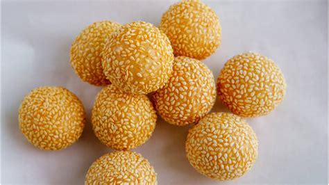 Fried Sesame Balls Jian Dui Youtube