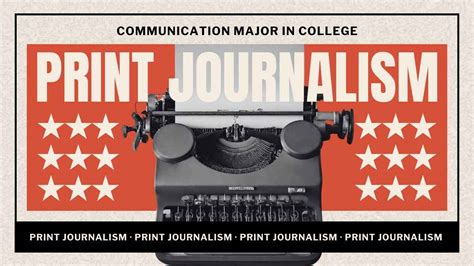 Communications Major for College: Print Journalism. Free Presentation ...