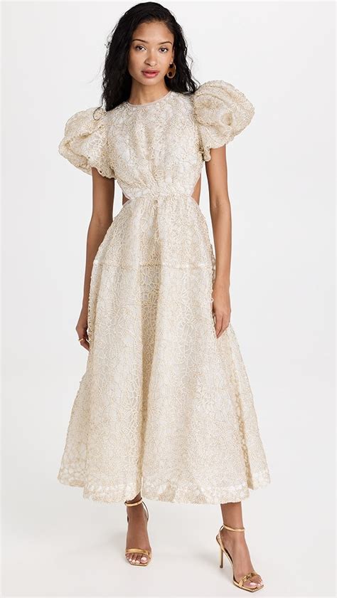 Aje Patina Lace Midi Dress Shopbop