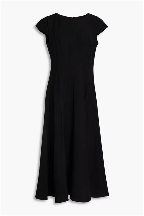 Emporio Armani Flared Crepe Midi Dress The Outnet