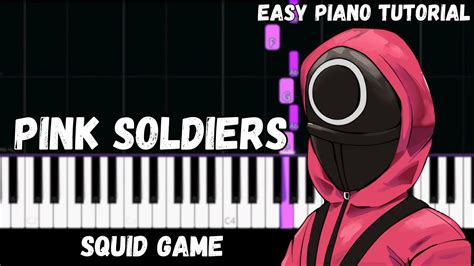 Squid Game Pink Soldiers Easy Piano Tutorial Chords Chordify