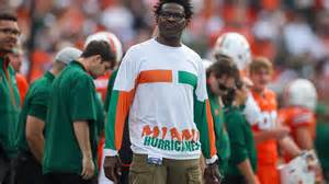 Michael Irvin, Holly Rowe plowed over on sideline of Miami-Florida