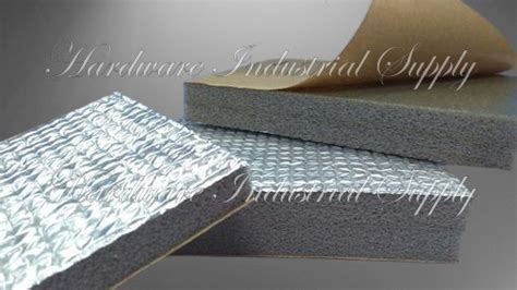 Insulation Polyolefin Foam Foil With Adhesive Insulation Roofing Hvac