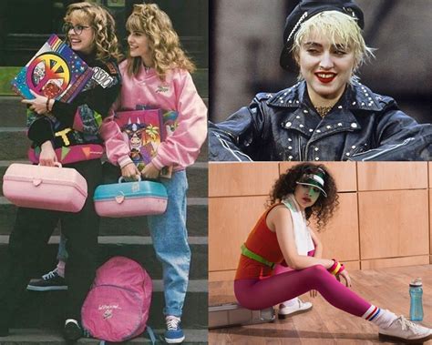 Roupas anos 80 inclua a tendência em looks atuais 80s Look Outfits