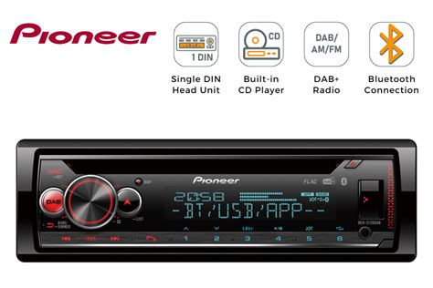 Pioneer Deh S720 Single Din Car Stereo With Dab Cd Bluetooth Usb