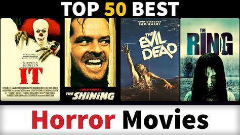 Top 50 Horror Films Of All Time Youtube