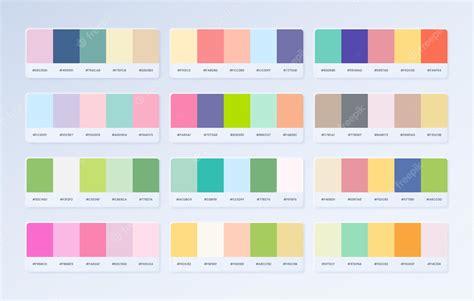 Premium Vector Pantone Colour Palette Catalog Samples In Rgb Hex New